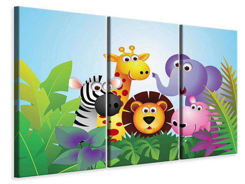 3-piece-canvas-print-jungle