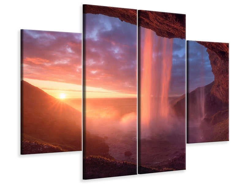 4-piece-canvas-print-a-wall-of-flames