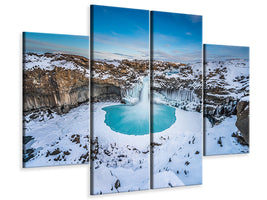 4-piece-canvas-print-aldeyjarfoss-the-wide-view