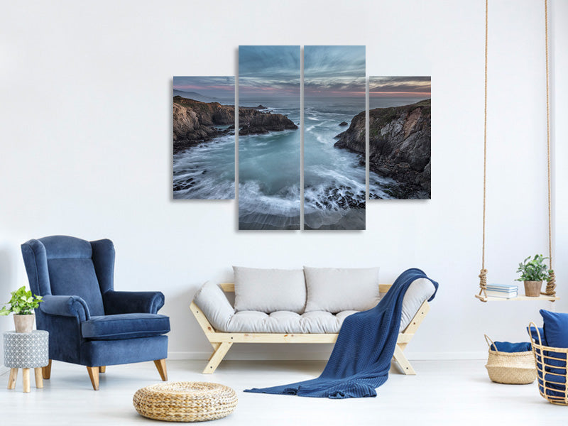 4-piece-canvas-print-black-point-cove