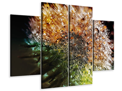 4-piece-canvas-print-dandelion-in-the-morning-dew