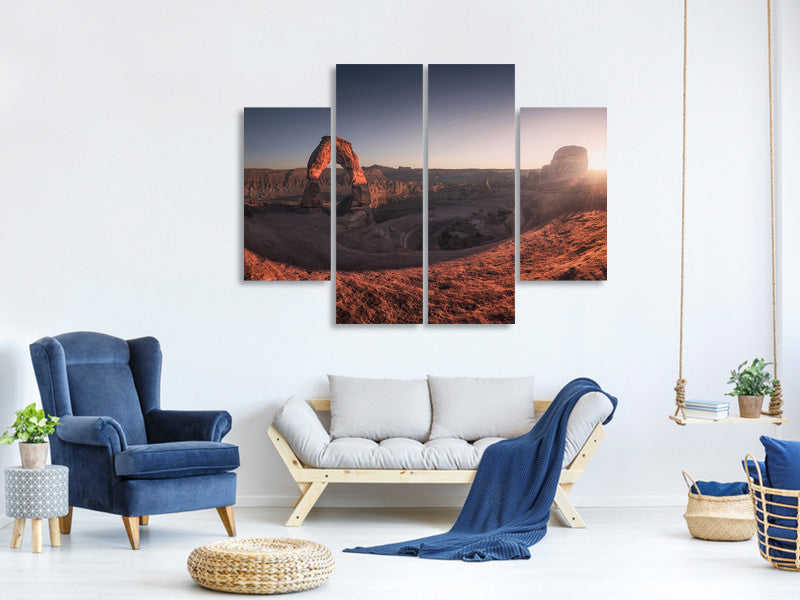 4-piece-canvas-print-delicate-light