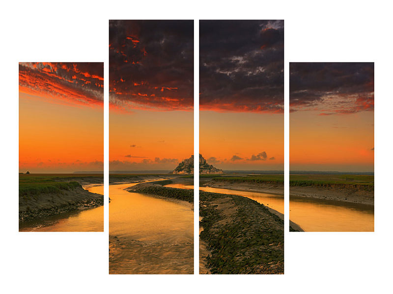 4-piece-canvas-print-evening-light-a
