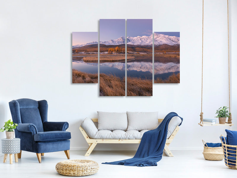 4-piece-canvas-print-mirror-for-mountains-ii