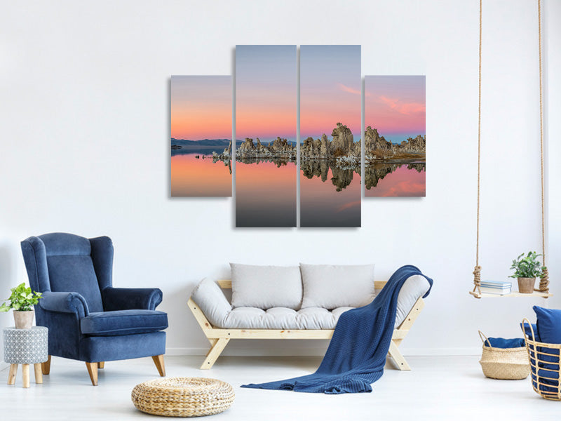 4-piece-canvas-print-mono-lake-sunset