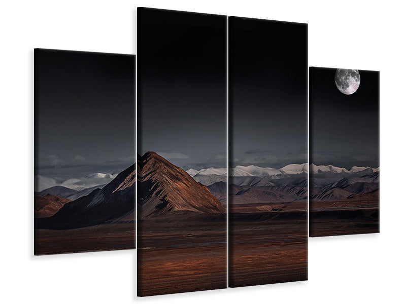 4-piece-canvas-print-moon-night