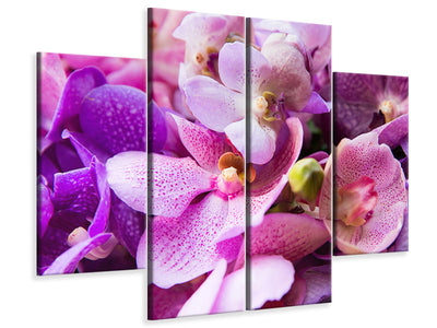 4-piece-canvas-print-orchid-paradise