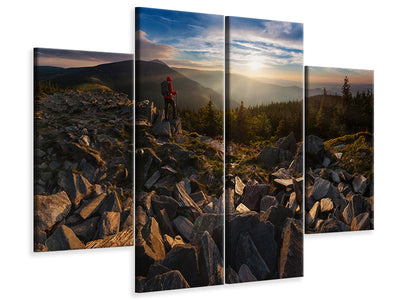 4-piece-canvas-print-rocks-table