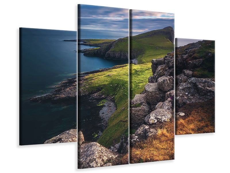 4-piece-canvas-print-scotland-neist-point