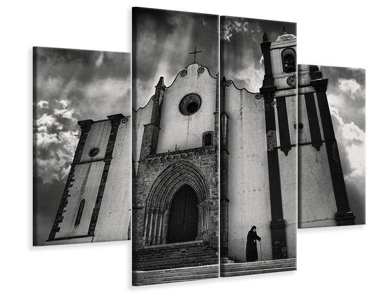 4-piece-canvas-print-silves-cathedral