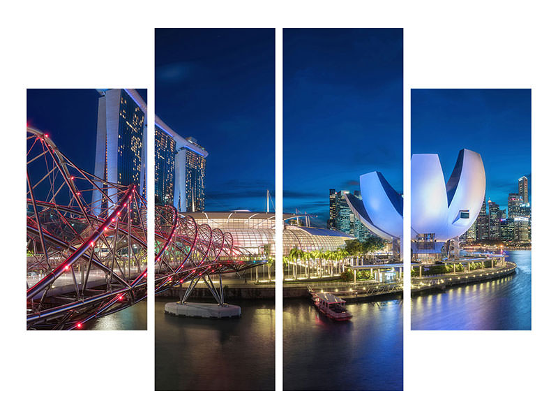 4-piece-canvas-print-singapore-marina-bay-panorama