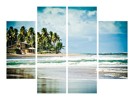 4-piece-canvas-print-the-beach