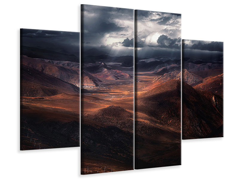 4-piece-canvas-print-the-highland-of-the-holy-light