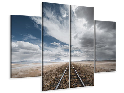 4-piece-canvas-print-the-long-road