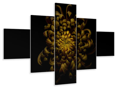 5-piece-canvas-print-chrysanthemum