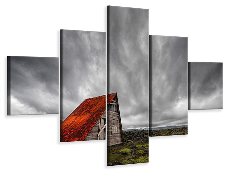 5-piece-canvas-print-crazy-sky-ii