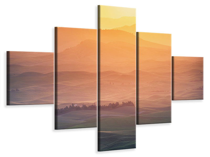 5-piece-canvas-print-dreamy-morning