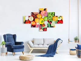 5-piece-canvas-print-fresh-fruit