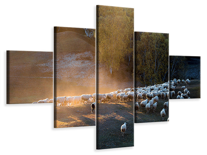 5-piece-canvas-print-go-home