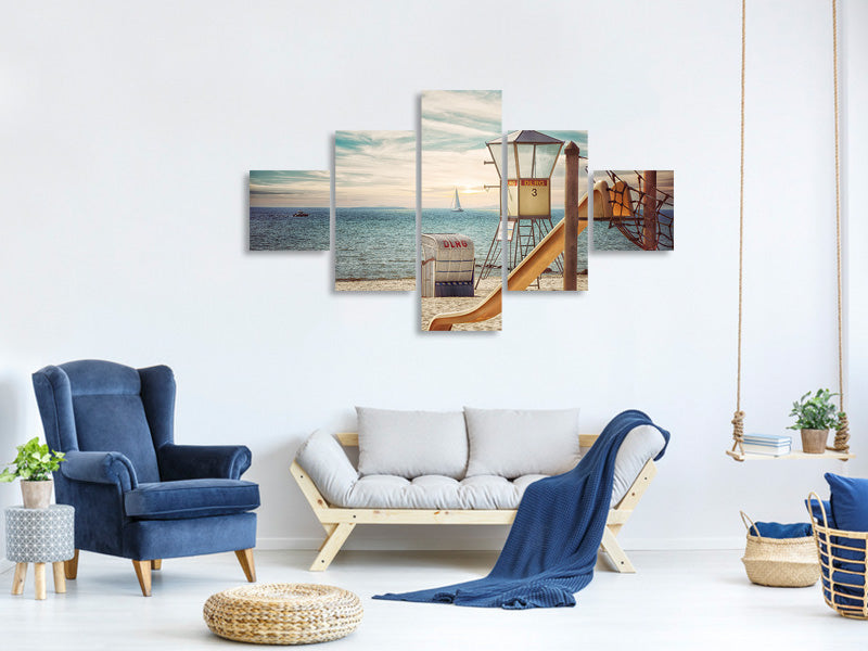 5-piece-canvas-print-lifeguard