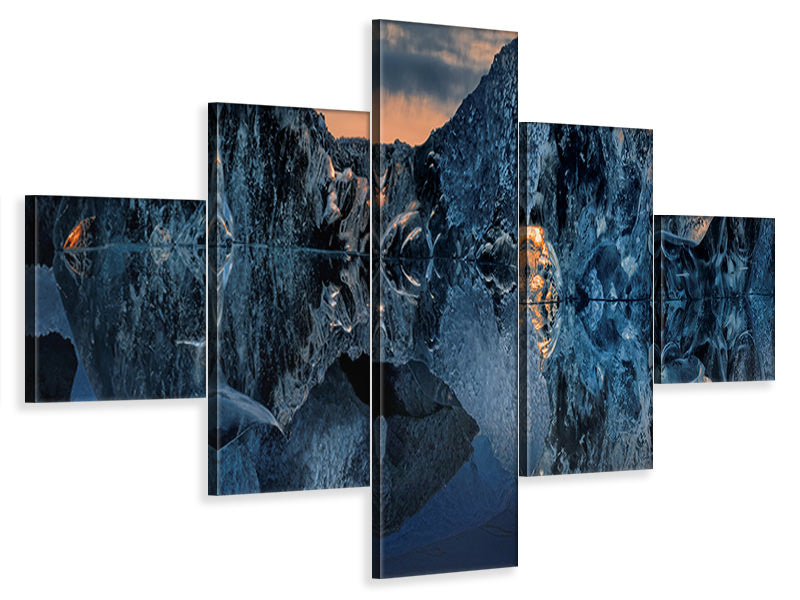 5-piece-canvas-print-mirror
