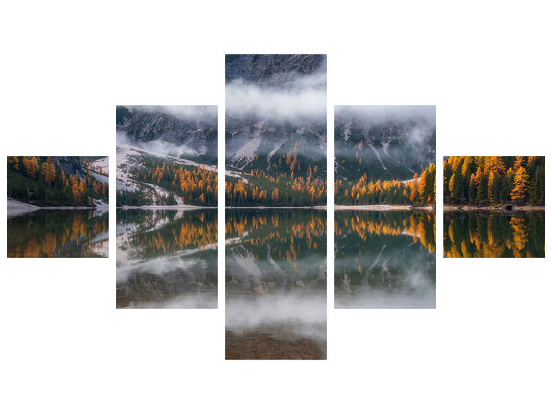 5-piece-canvas-print-perfect-reflection