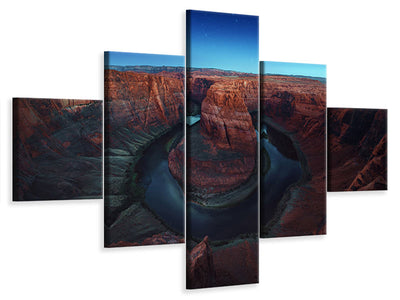 5-piece-canvas-print-water-on-mars
