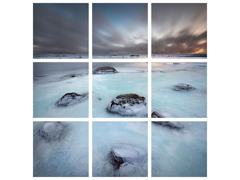9-piece-canvas-print-frozen-coastline