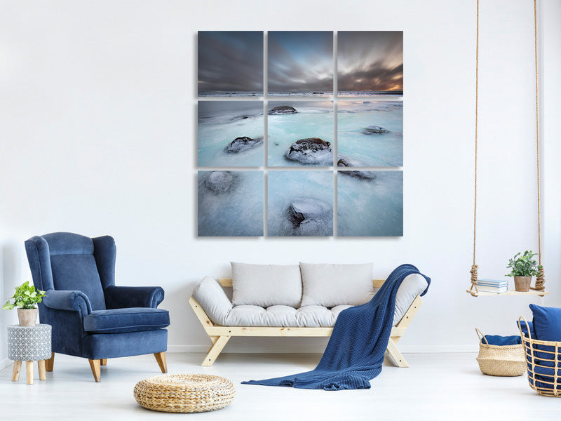 9-piece-canvas-print-frozen-coastline