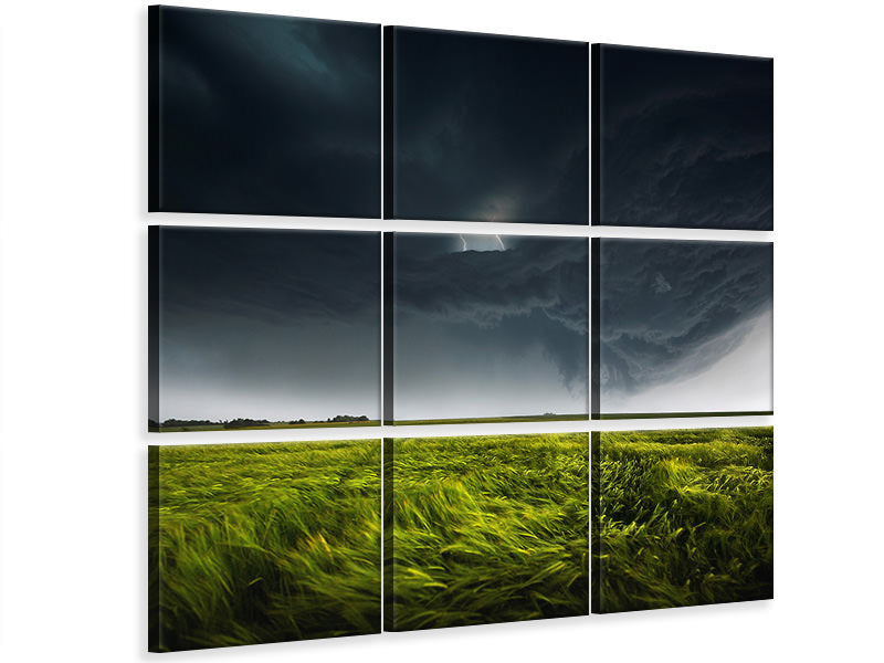 9-piece-canvas-print-sommergewitter-ii