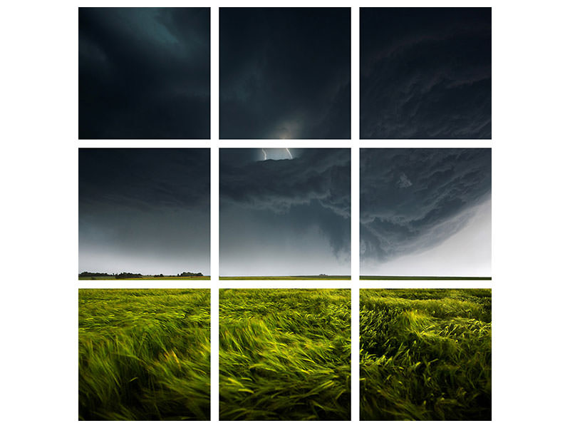 9-piece-canvas-print-sommergewitter-ii