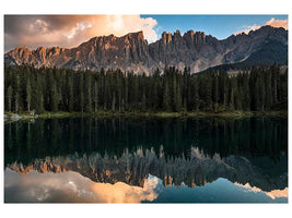 canvas-print-sunset-at-lake-carezza-x