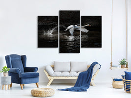 modern-3-piece-canvas-print-flying-swan