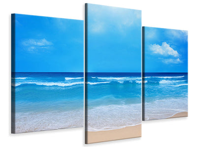 modern-3-piece-canvas-print-gentle-beach-waves
