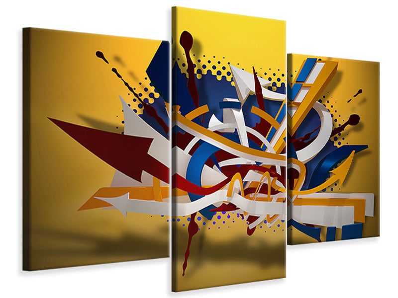 modern-3-piece-canvas-print-graffiti-art