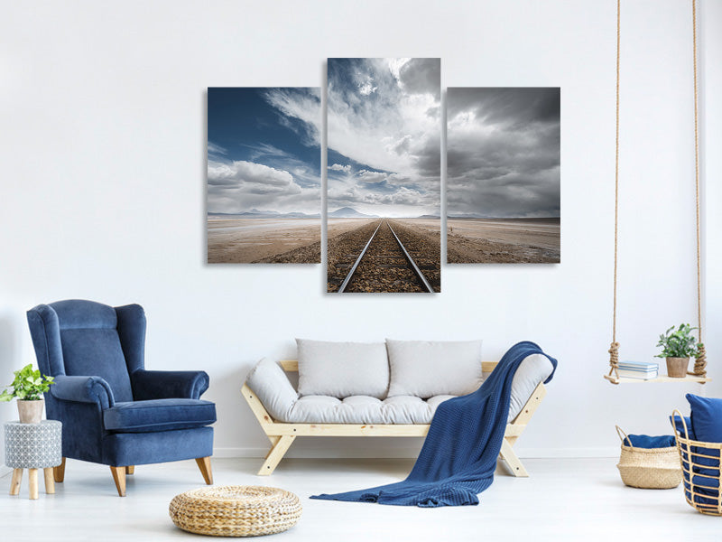 modern-3-piece-canvas-print-the-long-road