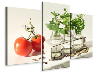 modern-3-piece-canvas-print-tomatoes-and-herbs