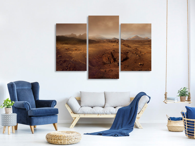 modern-3-piece-canvas-print-volcanic-landscape-in-the-morning-fog