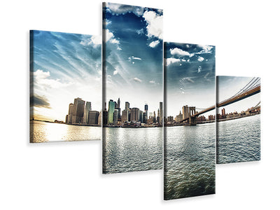 modern-4-piece-canvas-print-brooklyn-bridge-from-the-other-side