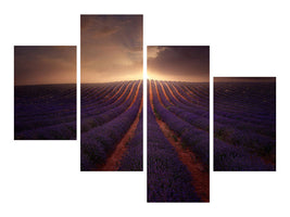 modern-4-piece-canvas-print-in-a-village-of-la-mancha