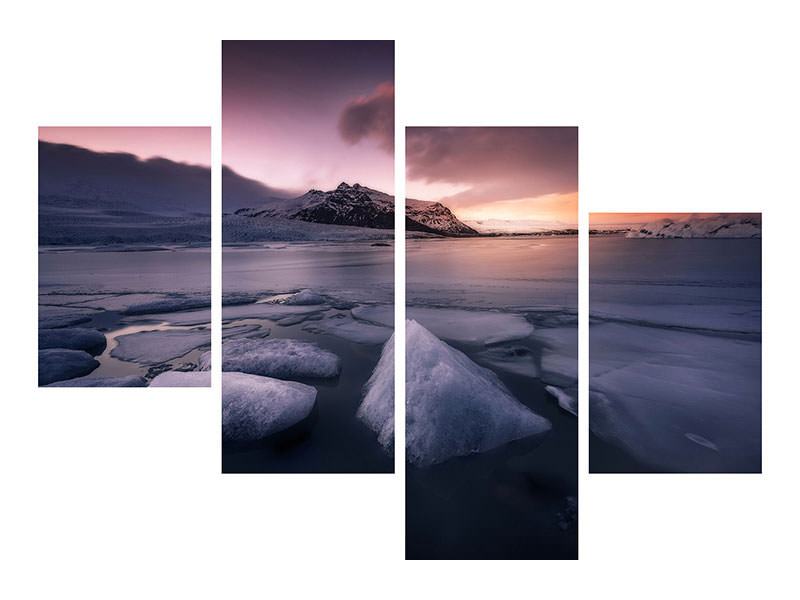 modern-4-piece-canvas-print-last-lights-on-fjallsarlon