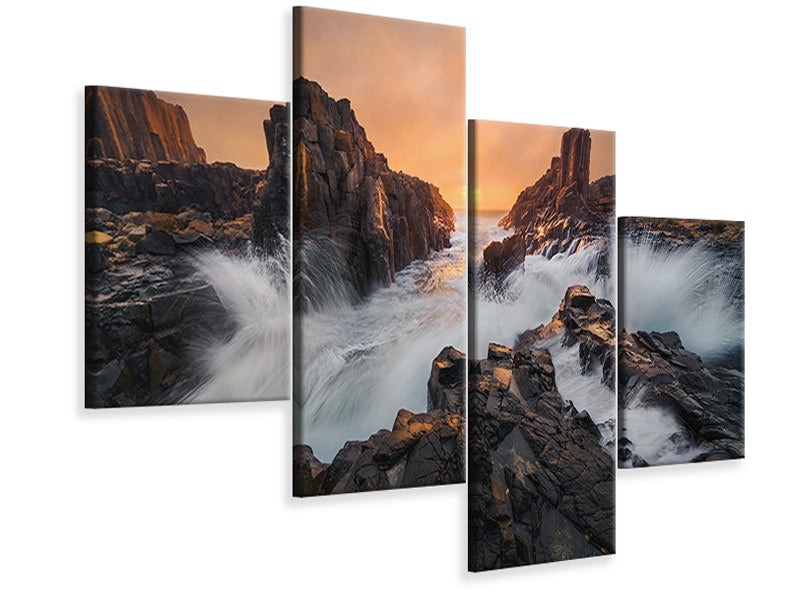 modern-4-piece-canvas-print-let-the-light-breaking-through