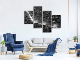 modern-4-piece-canvas-print-night-walk