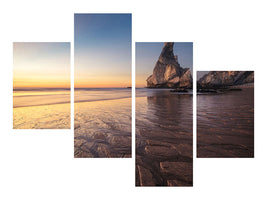 modern-4-piece-canvas-print-portugal-praia-da-ursa