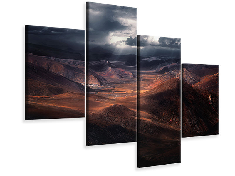 modern-4-piece-canvas-print-the-highland-of-the-holy-light