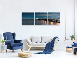 panoramic-3-piece-canvas-print-shorncliffe-pier-brisbane