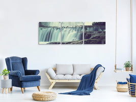 panoramic-3-piece-canvas-print-waterfall-mexico