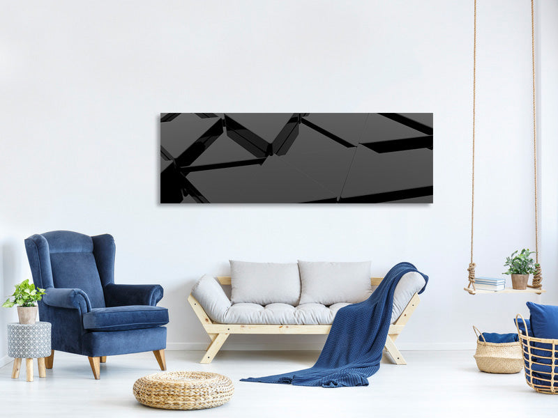panoramic-canvas-print-3d-triangular-surfaces
