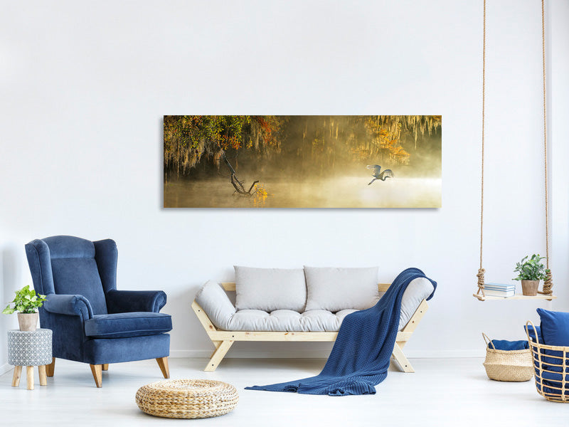 panoramic-canvas-print-egret