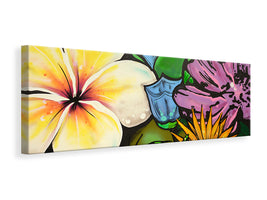 panoramic-canvas-print-graffiti-flowers